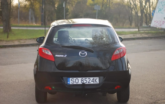 Mazda 2 cena 12500 przebieg: 187100, rok produkcji 2008 z Sosnowiec małe 56